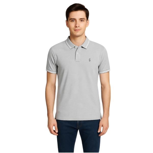 Men’s Striped Cowl Neck Cotton Blend T-Shirt – Casual Stylish Comfort