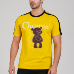 Christian Bear Graphic Men’s T-Shirt – Casual Streetwear Style